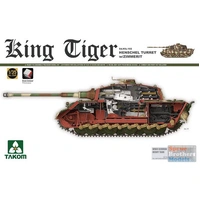 Takom 2045S 1/35 Sd.Kfz.182 King Tiger Henschel Turret w/Zimmerit and interior Plastic Model Kit