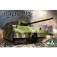 Takom 1/35 WW2 German Super Heavy Tank Maus V2 - 2050 Plastic Model Kit