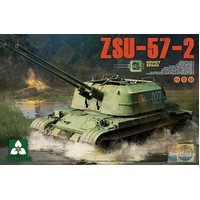 Takom 2058 1/35 Soviet SPAAG ZSU-57-2 2 in 1 Plastic Model Kit