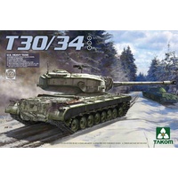 Takom 2065 1/35 U.S. Heavy Tank T30/34 2 in 1 Plastic Model Kit
