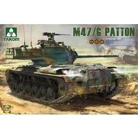 Takom 1/35 US Medium Tank M47/G 2 in 1 Plastic Model Kit