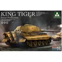 Takom 1/35 WWII German Heavy Tank King Tiger Initial Production 4 in 1 Plastic Model Kit