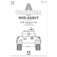 Takom 1/35 WWII German medium Tank Sd.Kfz.171 Panther A mid-early w/ full interior Plastic Kit 2098