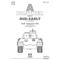 Takom 1/35 WWII German medium Tank Sd.Kfz.171 Panther A mid-early w/ full interior Plastic Kit 2098
