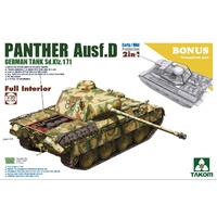 Takom 2103 1/35 WWII German medium Tank Sd.Kfz.171 Panther Ausf.D Early/Mid w/full int. 2 in 1 Kit