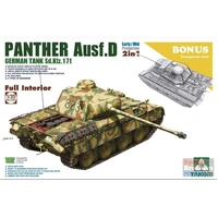 Takom 2103 1/35 WWII German medium Tank Sd.Kfz.171 Panther Ausf.D Early/Mid w/full int. 2 in 1 Kit