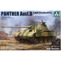 Takom 1/35 Sd.Kfz.171 Panther Ausf.D Late w/ Zimmerit/full interior Plastic Model Kit [2104]