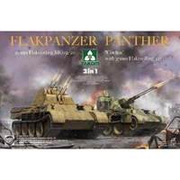 Takom 1/35 Flakpanzer Panther "Coelian" with 37mm Flakzwilling & 20mm flakvierling 2 in 1 Kit [2105]