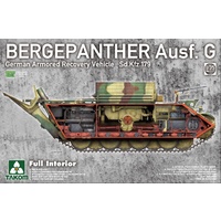 Takom 1/35 Bergepanther Ausf.G Recovery Vehicle Sd.Kfz.179 w/ full interior Plastic Model Kit 2107
