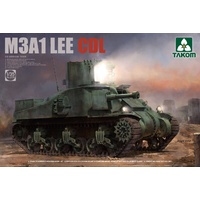 Takom 1/35 US Medium Tank M3A1 Lee CDL - 2115 Plastic Model Kit