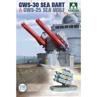 Takom 1/35 GWS-30 Sea Dart & GWS-25 Sea Wolf Plastic Model Kit [2138]