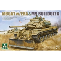 Takom 1/35 M60A1 w/ERA&M9 Bulldozer Plastic Model Kit