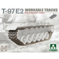 Takom 1/35 T-97E2 Workable Tracks For M48/M60 Family Plastic Model Kit [2163]