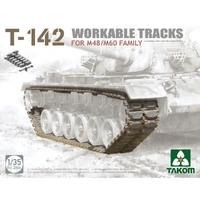 Takom 1/35 T-142 Workable Tracks For M48/M60 Family Plastic Model Kit [2164]