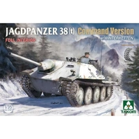 Takom 1/35 Jagdpanzer 38(t) Command Version w/ Winterketten Plastic Model Kit