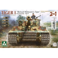 Takom 1/35 Double Tiger Box (Early + Late/Late Command/ Michael Wittman + 1/16 Michael Wittman) Plastic Model Kit