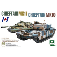 Takom 1/72 CHIEFTAIN MK11+CHIEFTAIN MK10 (1+1) Plastic Model Kit 5006