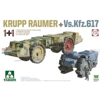 Takom 5007 1/72 Krupp Raumer+Vs.Kfz.617 (1+1) Plastic Model Kit