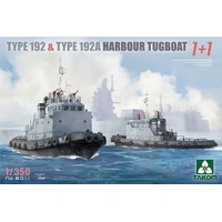Takom 1/350 Type 192 & Type 192A Harbour Tugboat 1+1 Plastic Model Kit