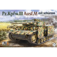 Takom 1/35 Pz.Kpfw.III Ausf.M mit schürzen Plastic Model Kit 8002