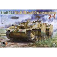 Takom 1/35 StuH42 & StuG III Ausf.G Late Prodution 2 in 1 Plastic Model Kit [8006]