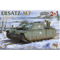 Takom 1/35 Ersatz M7 2 in 1 Plastic Model Kit [8007]