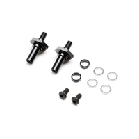TLR Front Axle, Aluminum, 2pcs, 22X