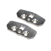 TLR +1 Titanium Adjustable Chassis Skid Plate, 2pcs, 8X 2.0