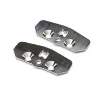 TLR Standard Titanium Adjustable Chassis Skid Plate, 2pcs,  8X 2.0
