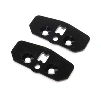 TLR +2 Adjustable Chassis Aluminium Skid Plate, 8X 2.0, 2pcs