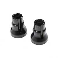 TLR Black Aluminium 0 Deg Rear Axle Mount Set, LMT, Tuned LMT