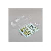 TLR Body Set, Clear, with Stickers, 22T 4.0