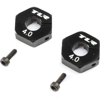 TLR Wheel Hex, 12mm x 4.0mm, 2pcs, 22X-4