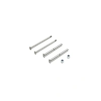 TLR Front Hinge Pin and King Pin Set, Polished, 22 5.0