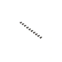 TLR Flat Head Screws, M3 x 6mm, 10pcs