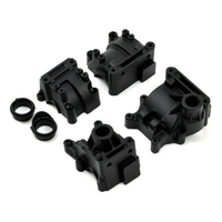 TLR Front and Rear Gear Box (Diff Case) Set, All 8ight, TLR242013