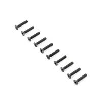 TLR Flat Head screws, M4x20mm, 10pcs, 8X Elite