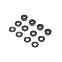 TLR M3 Caster Block Alum Washer Set, Black, 4pcs, 22 5.0, 22X-4