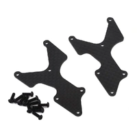 TLR Rear Arm Inserts, Carbon, 8X Elite