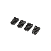 TLR Rear Hub, C Plate, Carbon, 8X, 8XE 2.0