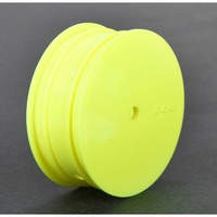 TLR Front Wheel, 12mm Hex, Yellow (2): 22 3.0, TLR43010