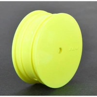 TLR Front Wheel, 12mm Hex, Yellow , 2pcs, 22 3.0