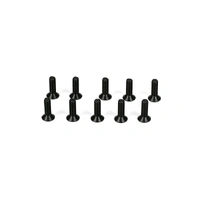 TLR Flathead Screws, M3 x 10mm, 10pcs