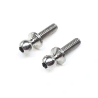 TLR Titan Ball Stud, 4.8 x 10mm (2)