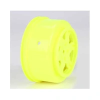 TLR 1/10 Front/Rear SCT 2.2/3.0 Wheels, 12mm Hex, Yellow (2), 22SCT