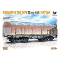 T-Model 1/35 German 48T Type SSkra Köln Schwerer Platormwagen Plastic Model Kit