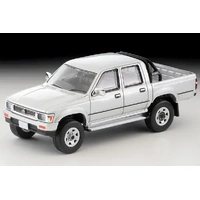Tomica 1/64 LV-N256c Toyota Hilux 4WD Pickup DoubleCab SSR (Silver) 1991
