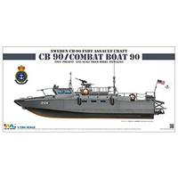 Tiger Model 1/35 Swedish CB-90 Fast Attack Craft