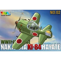 Tiger Model Japanese KI-84 Hayate Q Edition Plastic Model Kit 102