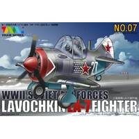 Tiger Model Soviet LA-7 Fighter Q Edition Plastic Model Kit 107